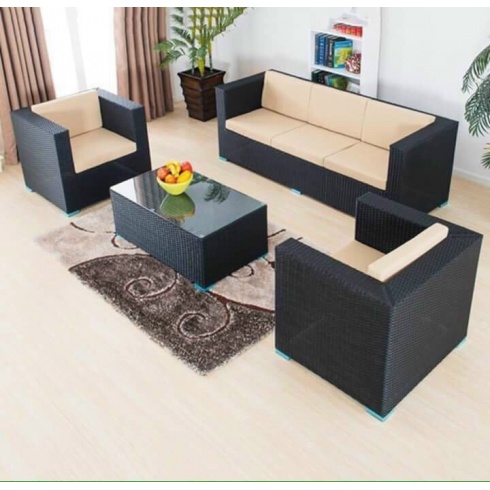 BỘ SOFA NHỰA GIẢ MÂY TB 137