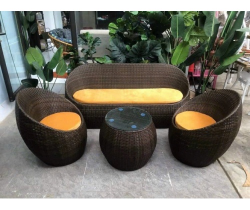 BỘ SOFA NHỰA GIẢ MÂY